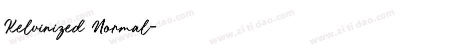 Kelvinized Normal字体转换